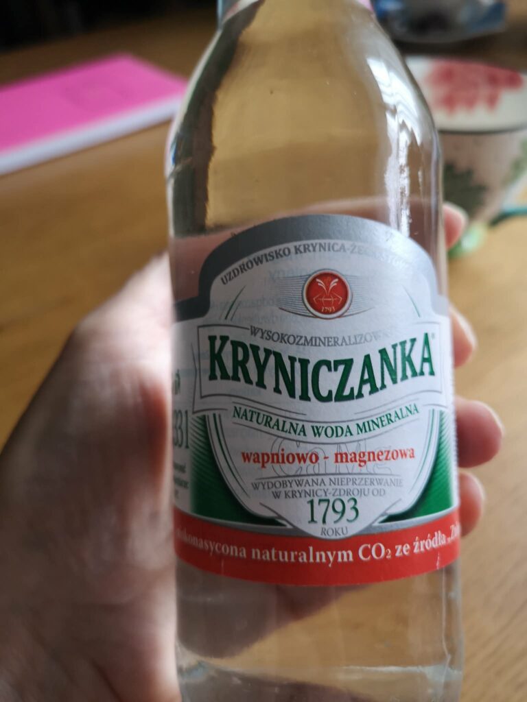 Woda mneralna z wapniem