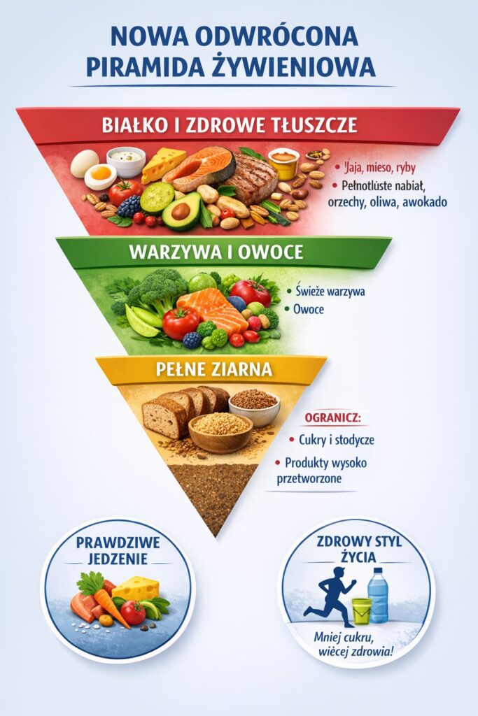 Nowa piramida żywieniowa w USA