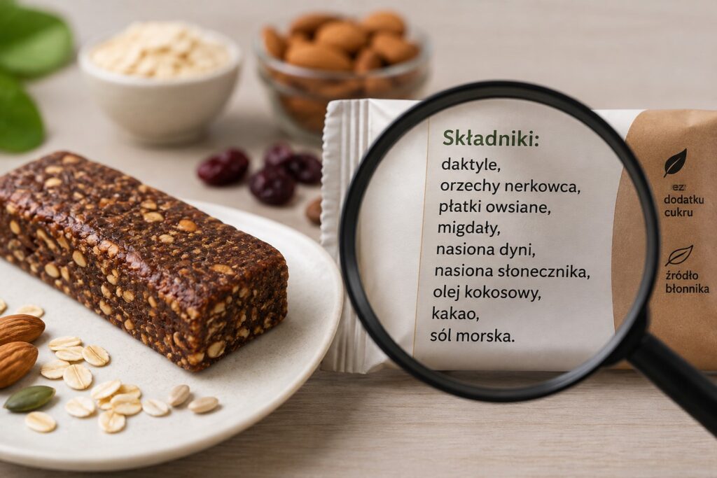 Zdrowy baton - rozpoznajesz każdy składnik