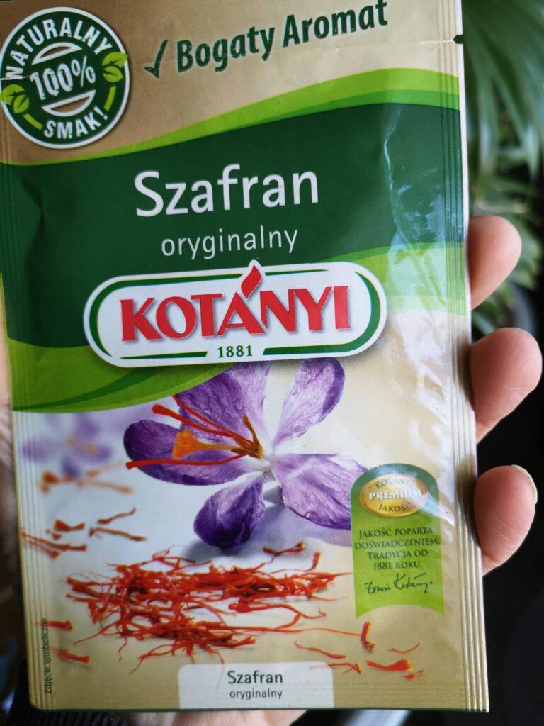 Szafran w opakowaniu 0,12 g